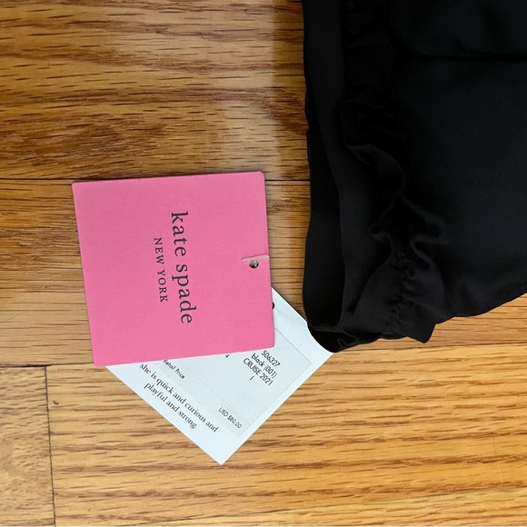 NWT Kate Spade Mini Ruffle French Bikini Top - Picture 3 of 5